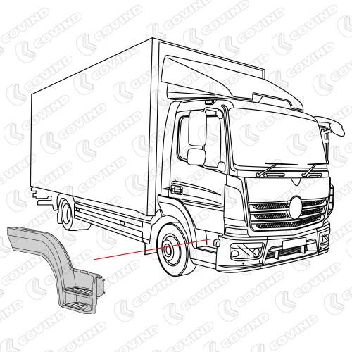 EMMARCHEMENT DROIT MERCEDES ATEGO EURO 6 – Image 2