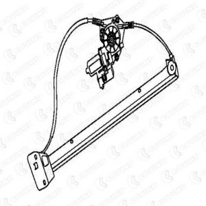 LEVE VITRE ELECTRIQUE DROIT AVEC MOTEUR IVECO DAILY 2009-2012