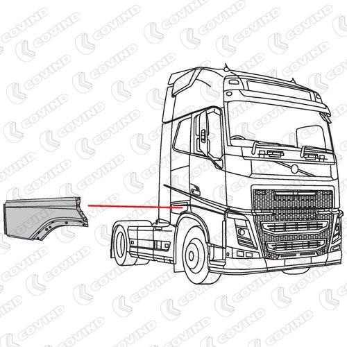 EXTENSION D AILE DROITE VOLVO FH SERIE 4 RESTYLING – Image 2