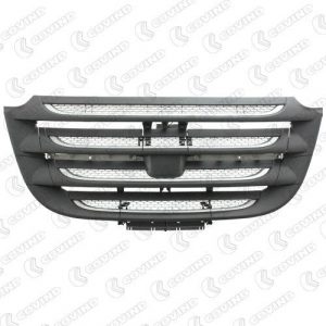 CALANDRE INFERIEURE MODELE GRILLES NID ABEILLE GRISES,  COMPLETE AVEC PETITES GRILLES SILVER DAF XF EURO 6 SERIE 2 - A PARTIR DE 2018