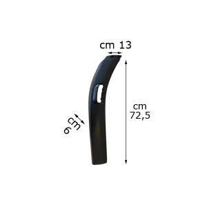 COUVERTURE EXTERIEURE POUR AILE AVANT GAUCHE, PARTIE AVANT SCANIA G-P – LARGEUR 13cm