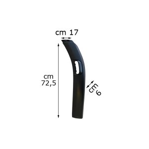 COUVERTURE EXTERIEURE POUR AILE AVANT DROITE, PARTIE AVANT SCANIA G-P – LARGEUR 17 cm