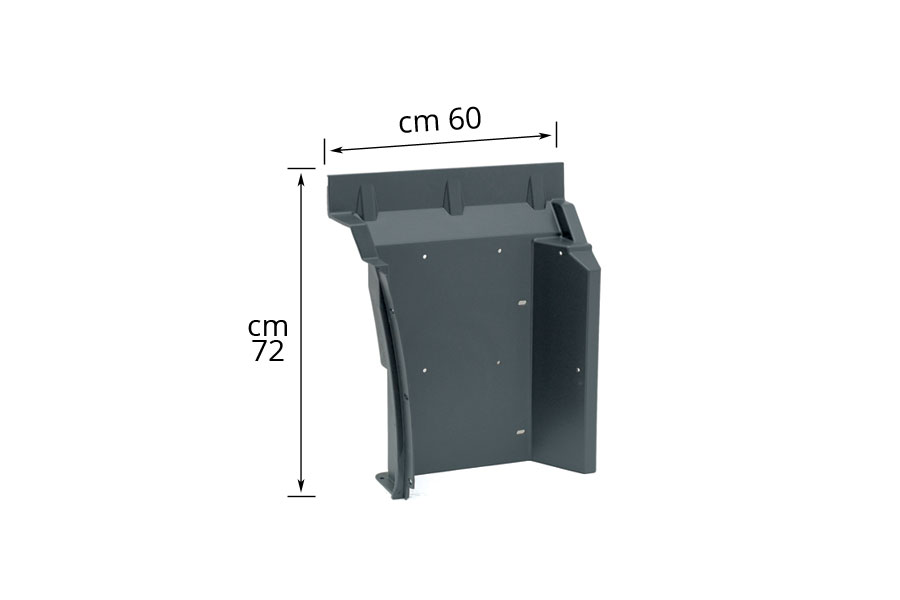 MARCHE PIED DROIT MAN F2000 POUR SPOILER HAUTEUR 250MM