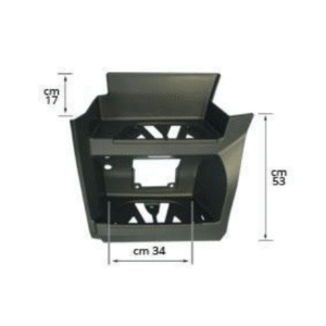 CAISSON MARCHE PIED GAUCHE MP4 BIG / GIGA SPACE - GRIS
