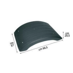 CALOTTE D'AILE STANDART IVECO STRALIS AD/AT AVANT 2007 SANS SANGLES - GRIS