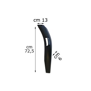 COUVERTURE EXTERIEURE POUR AILE AVANT DROITE, PARTIE AVANT SCANIA G-P – LARGEUR 13cm BISEAUTÉE