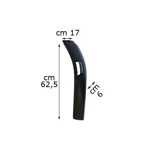 COUVERTURE EXTERIEURE POUR AILE AVANT DROITE, PARTIE AVANT SCANIA G-P – LARGEUR 17cm