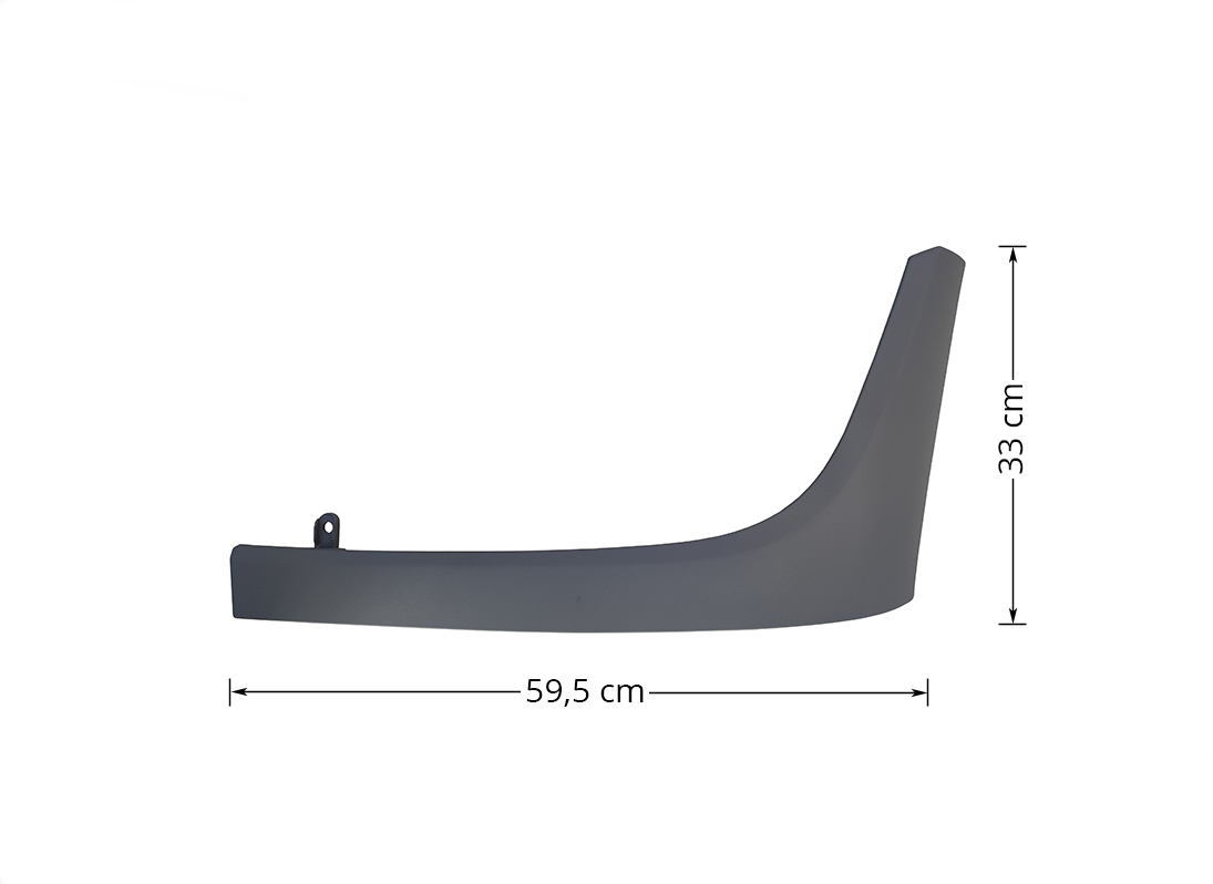 BOOMERANG GAUCHE MERCEDES GAMME F - VENDU SANS EPINGLE DE FIXATION - GRIS