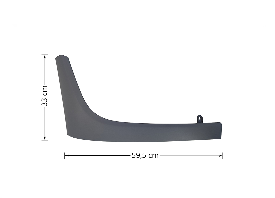 BOOMERANG DROIT MERCEDES GAMME F - VENDU SANS EPINGLE DE FIXATION - GRIS
