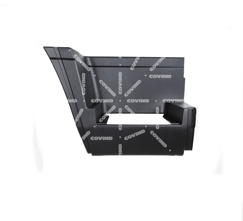 CAISSON MARCHE-PIED DROIT IVECO S-WAY / X-WAY PARECHOC ACIER - NOIR - SUR COMMANDE