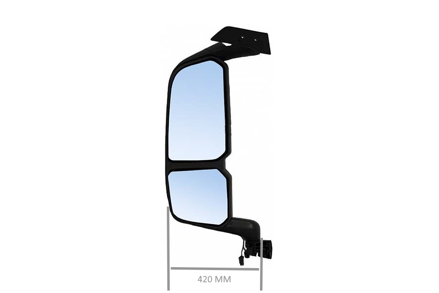 RETROVISEUR GAUCHE STRALIS S-WAY / X-WAY / T-WAY COMPLET - BRAS LONG – Image 2